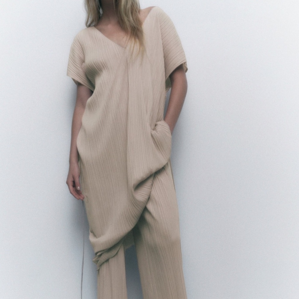 Zara kaftan/pants combo